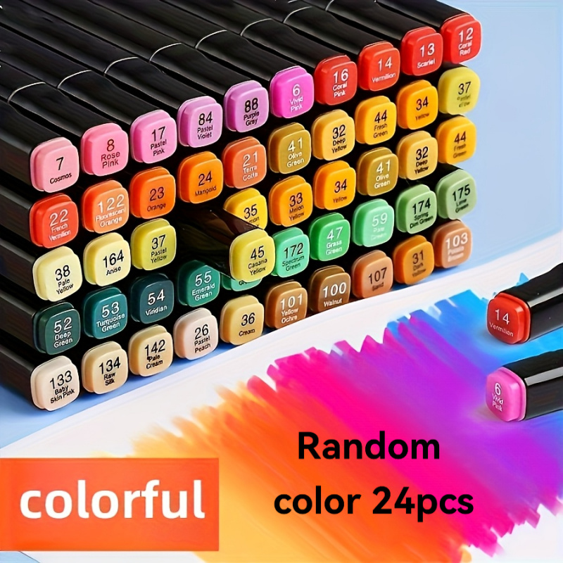 Copic Marker Sketch - Canetas Marcadoras Artísticas de 24 Cores,