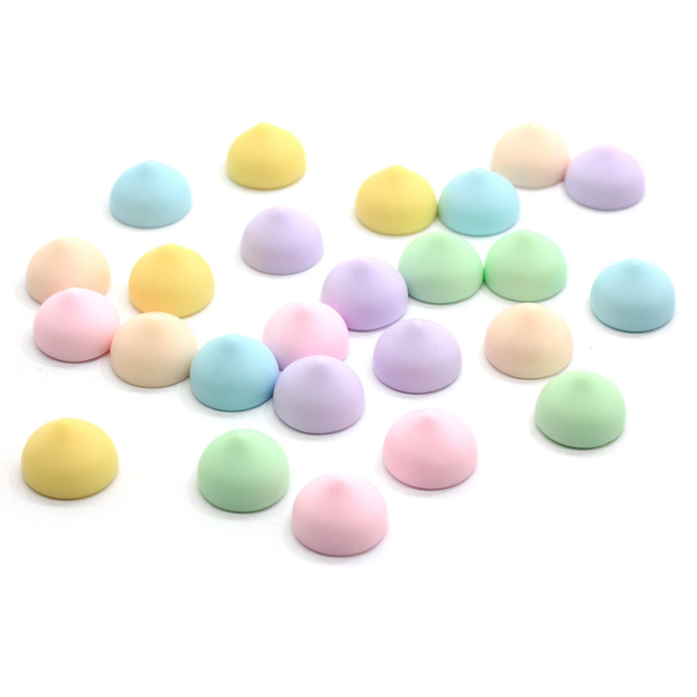 Craft Embellishment - Doces de chocolate coloridos flatback resina