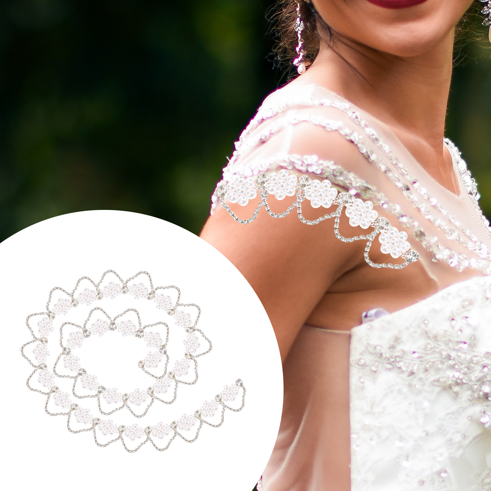 Pearl Trim Chain - Cinto de Pérolas e Strass Premium