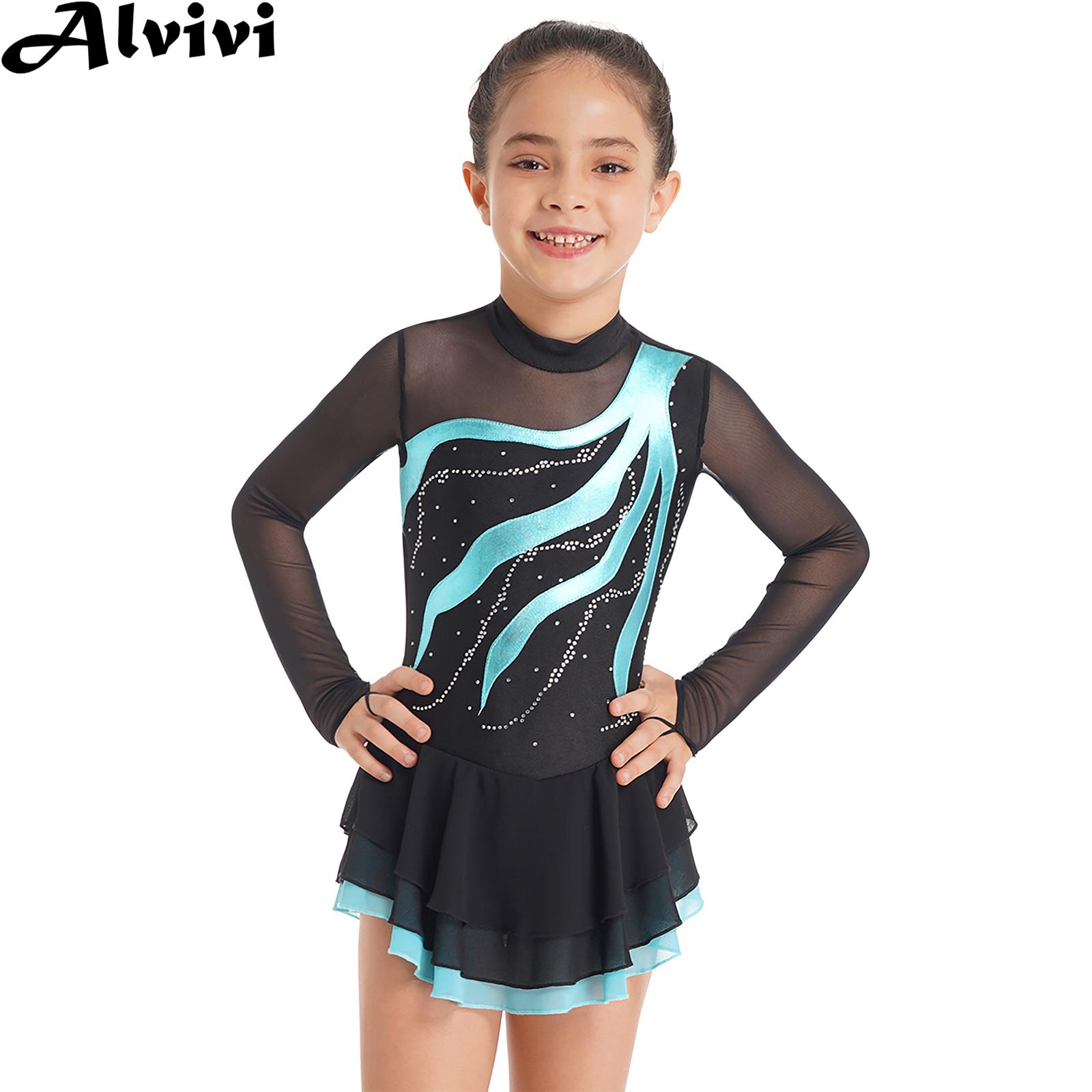 Rhinestone Banding Trim - Meninas roupas de patinação artística no
