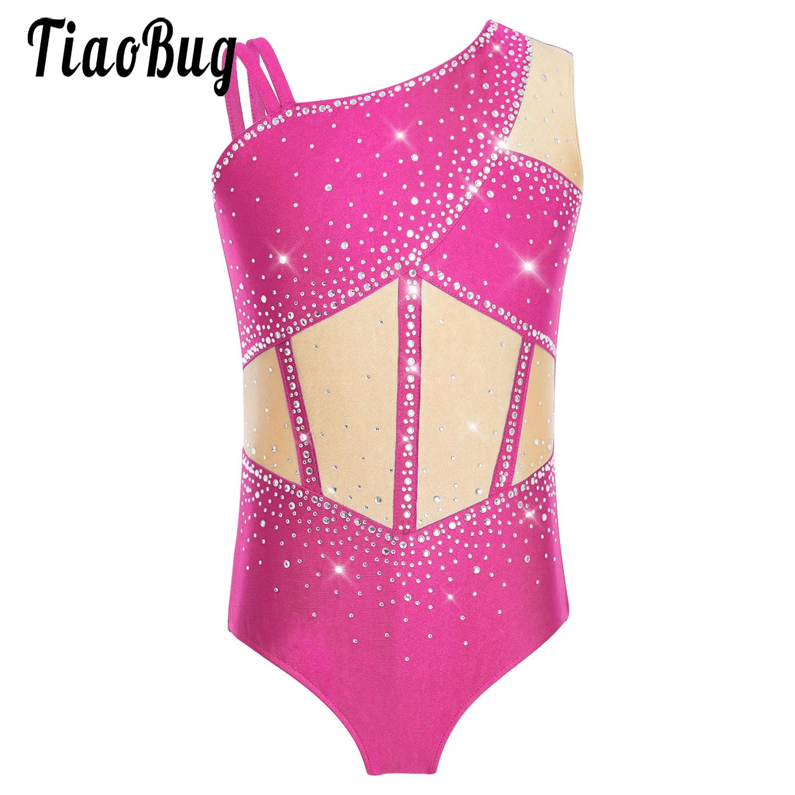 Rhinestone Banding Trim - Fantasia de Patinação Artística para Meninas,