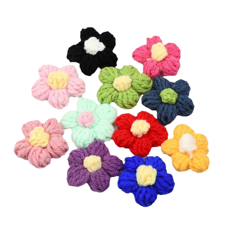Apliques de Flores de Crochê F - Craft Embellishment avaliação e preço