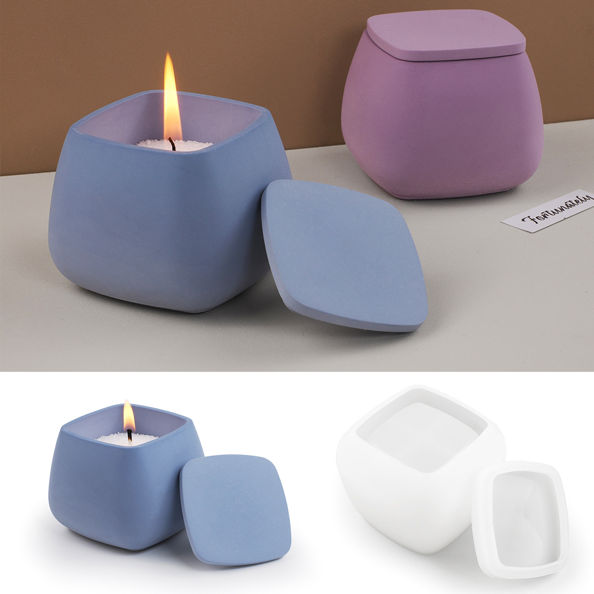 Molde de silicone para jarra d - Craft Embellishment Storage avaliação e preço