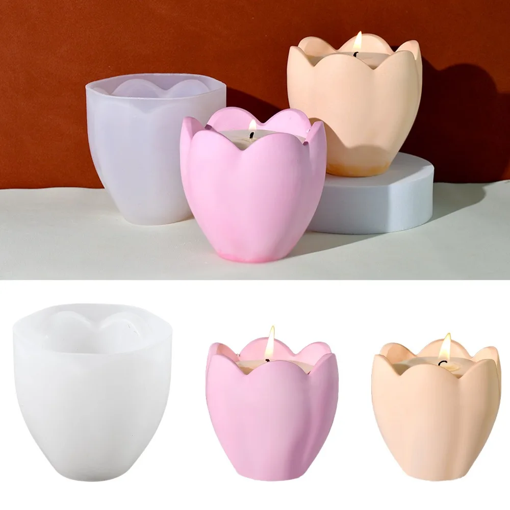 Suporte de vela de tulipa, mol - Craft Embellishment Storage avaliação e preço