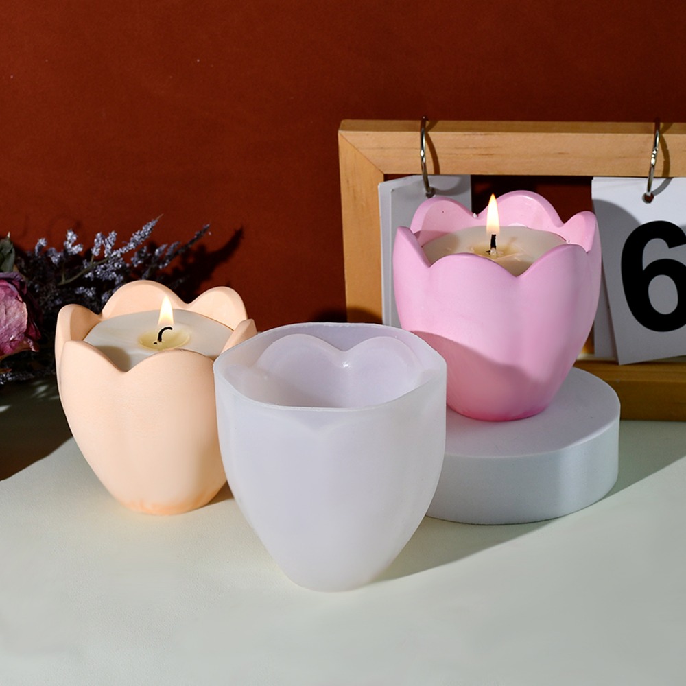 Suporte de vela de tulipa, mol - Craft Embellishment Storage avaliação e preço