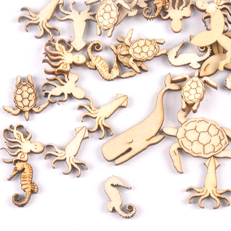 20 peças 25-40mm tartaruga mar - Craft Embellishment avaliação e preço