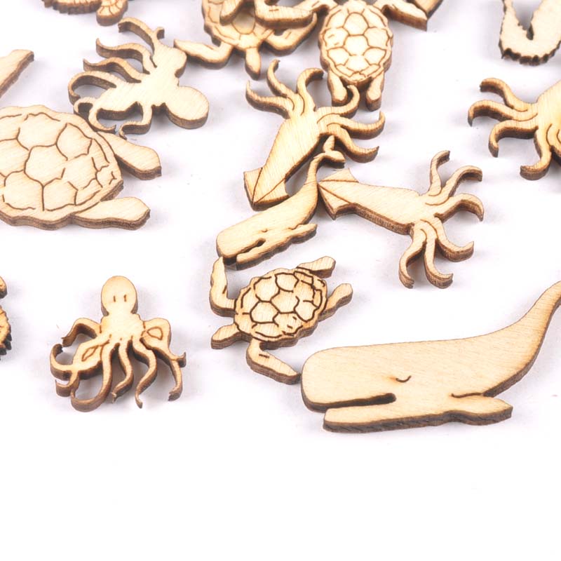 20 peças 25-40mm tartaruga mar - Craft Embellishment avaliação e preço