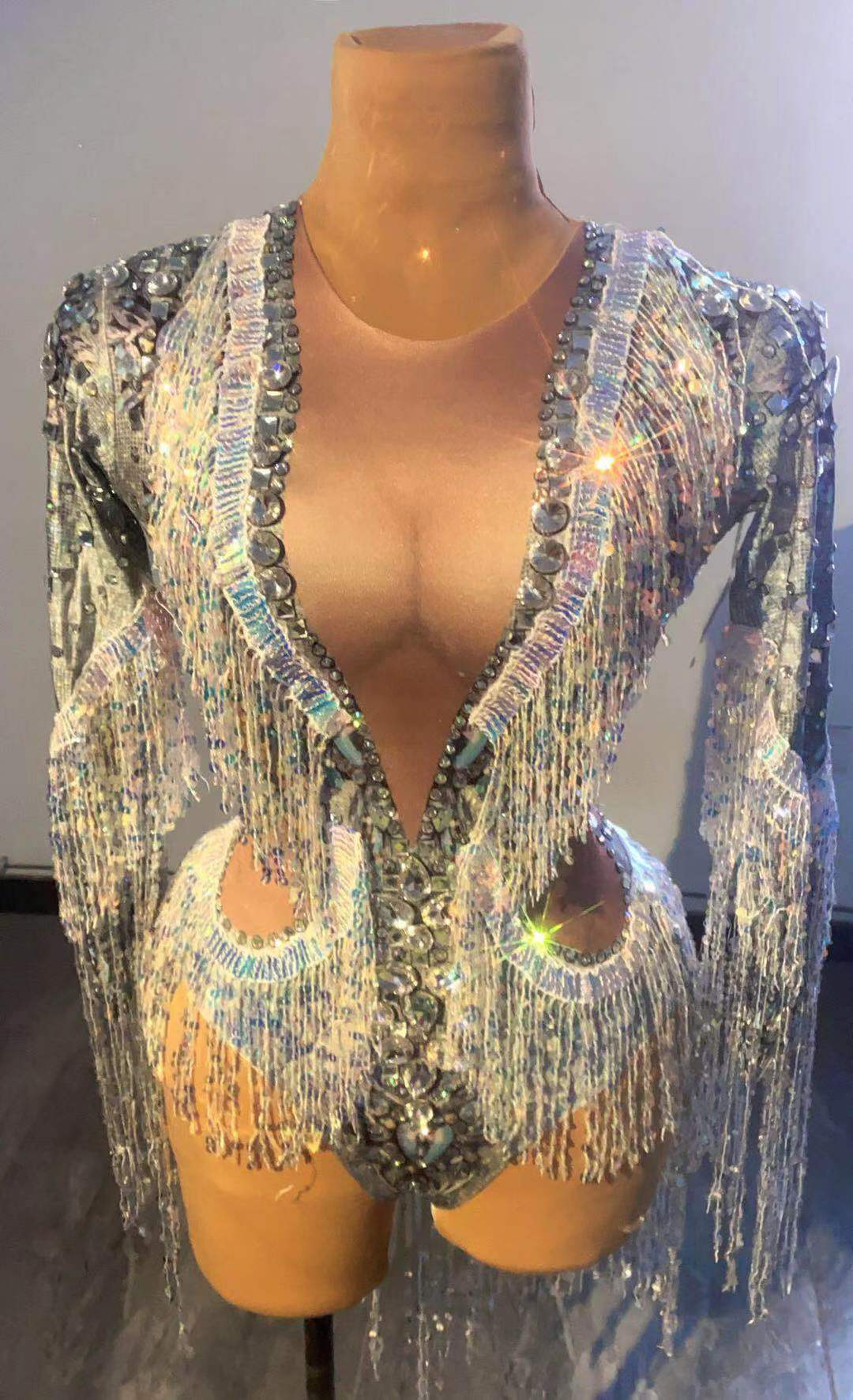Mulheres Espumante Prata Stras - Rhinestone Banding Trim avaliação e preço
