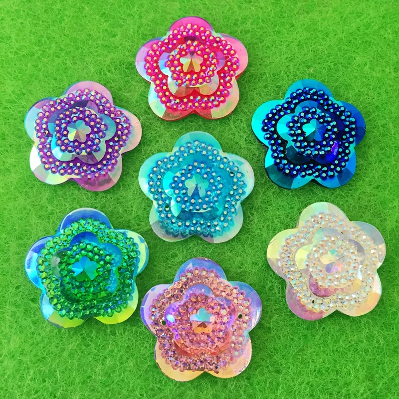 12 peças de strass de resina c - Sew On Rhinestone avaliação e preço