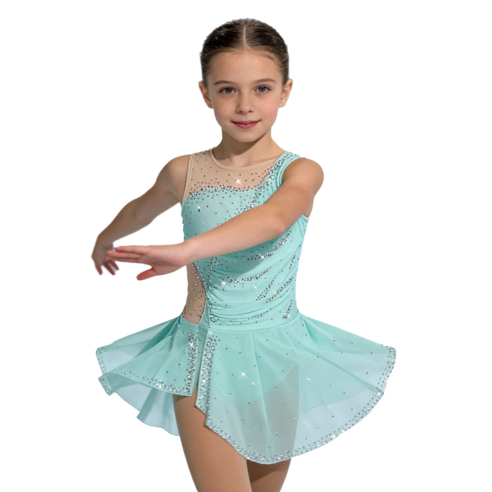 Fantasia de Dança para Meninas - Rhinestone Banding Trim avaliação e preço