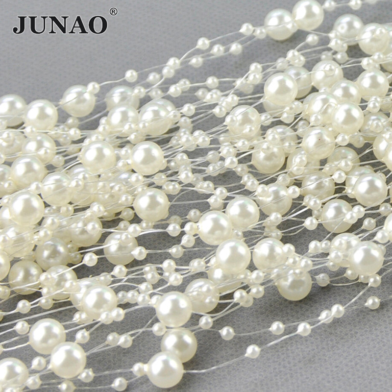 Junao 20 metros 3 + 8mm branco - Pearl Trim Chain avaliação e preço