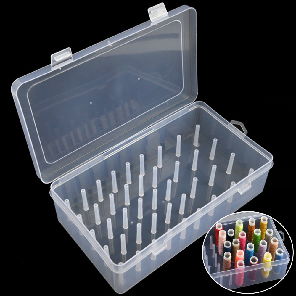 Nova caixa de linha de costura - Craft Embellishment Storage avaliação e preço