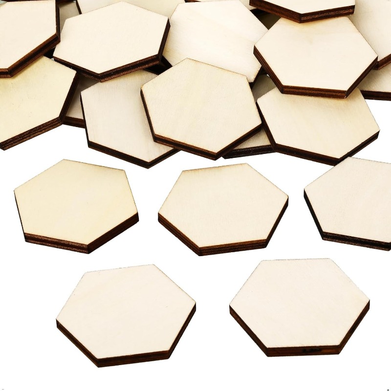 50 peças 4cm peças hexagonais  - Craft Embellishment avaliação e preço