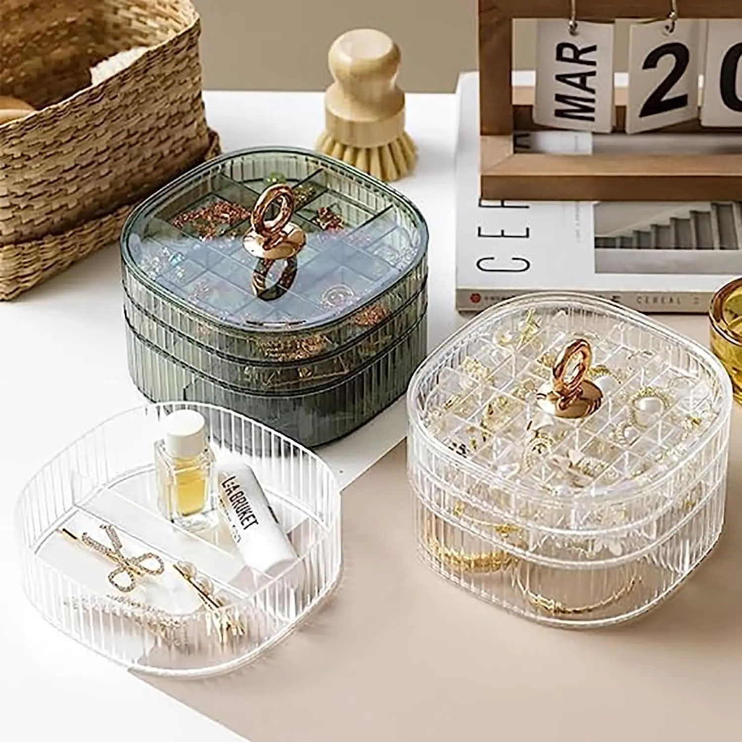Caixa de Joias, Organizador de - Craft Embellishment Storage avaliação e preço