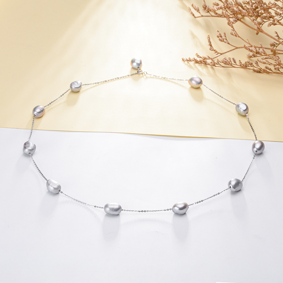 Zorun real s925 prata esterlin - Pearl Trim Chain avaliação e preço