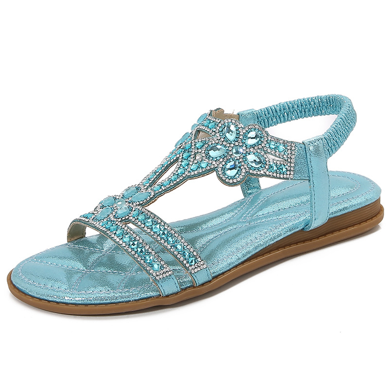 Sandálias de Tamanho Grande co - Sew On Rhinestone avaliação e preço