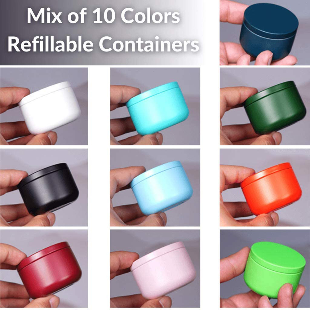 Lata de chá com tampas herméti - Craft Embellishment Storage avaliação e preço