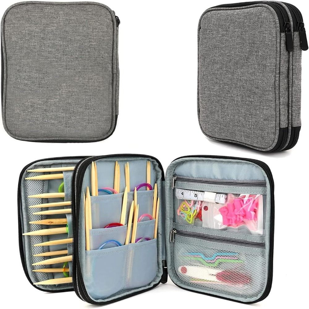 Estojo de agulha de tricô port - Craft Embellishment Storage avaliação e preço
