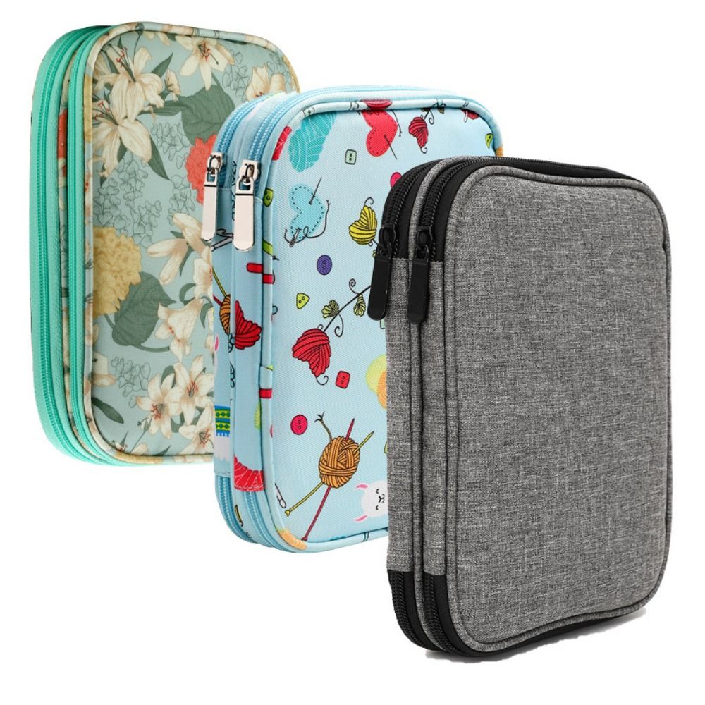 Estojo de agulha de tricô port - Craft Embellishment Storage avaliação e preço